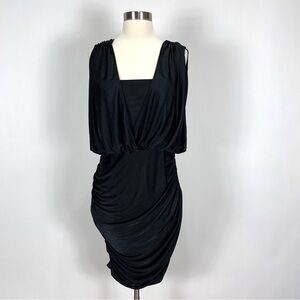 Alice + Olivia draped mini dress